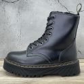 Dr Martens Jadon Black С МЕХОМ ЗИМА