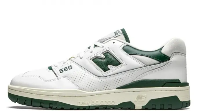 New Balance 550 White Green x Aime Leon Dore