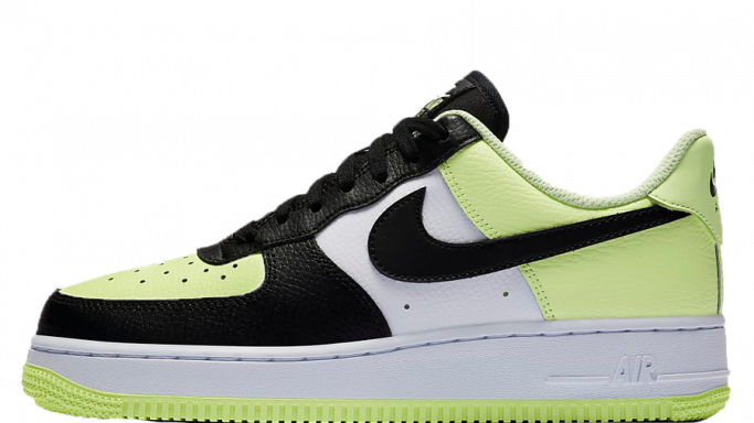 Nike Air Force 1 '07 Barely Volt Black