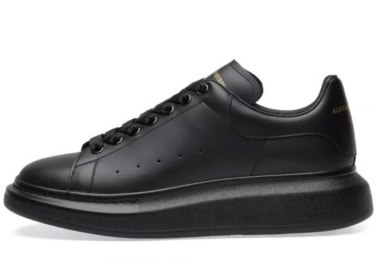 Alexander McQueen Black Shiny Sole