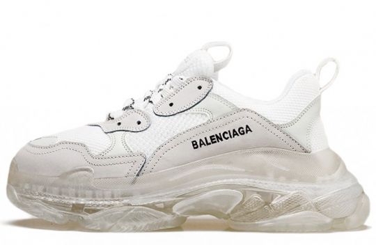  Balenciaga Triple S White Clear Sole