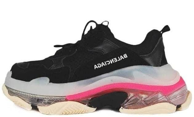 Balenciaga Triple S 2.0 Clear Sole Black/White