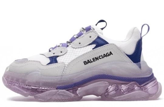 Balenciaga Triple S Clear Sole Grey Blue