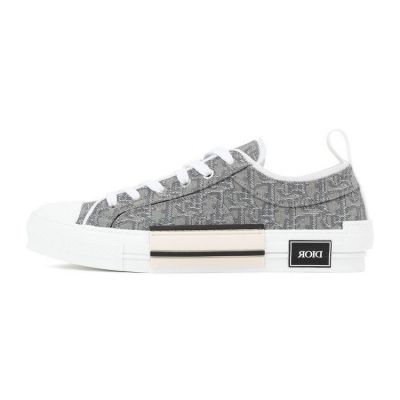 Dior B23 Low Top Ruthenium Metallic Thread Dior Oblique Jacquard