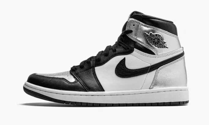 Nike Jordan 1 Retro High Silver Toe