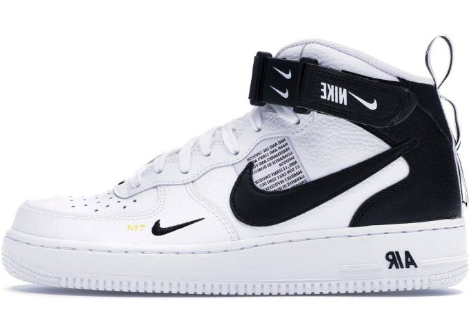 Nike Air Force 1 Mid Utility White Black