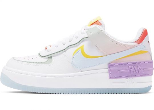 Nike Air Force 1 Low Shadow White Hydrogen Blue Purple