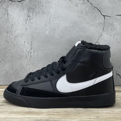 Nike Blazer Mid Black С МЕХОМ