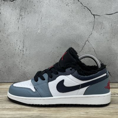 Nike Air Jordan Low Blue С МЕХОМ