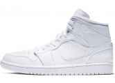 Nike Air Jordan 1 Mid Triple White