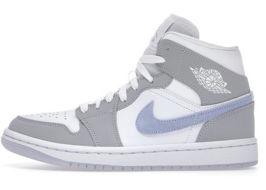 Nike Air Jordan 1 Mid Wolf Grey Aluminum