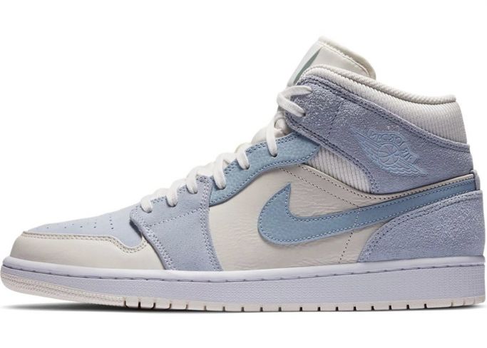 Nike Air  Jordan 1 Mid Mixed Textures Blue