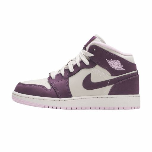 Nike Air Jordan 1 Retro Mid GS 'Pro Purple'