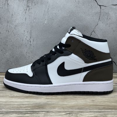 Nike Air Jordan 1 Hight Brown С МЕХОМ