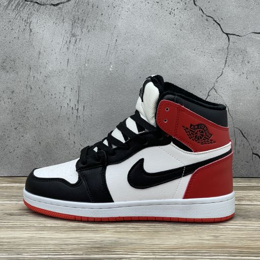 Nike Air Jordan 1 Hight Red & White С МЕХОМ