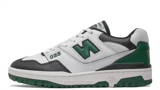 New Balance 550 White Green Black