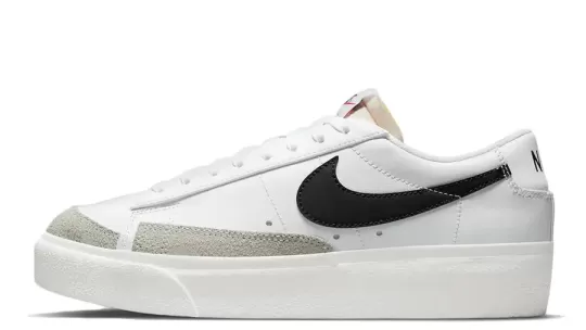 Nike Blazer Low Platform White Black