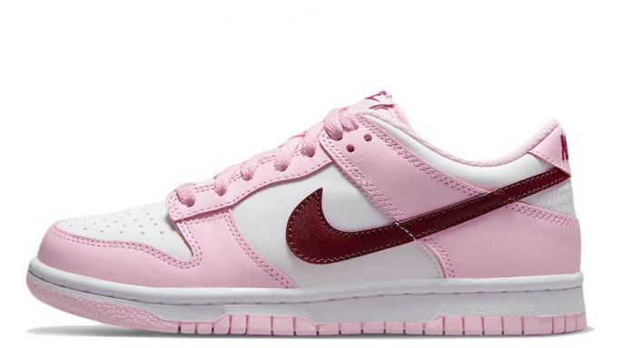 Nike Dunk Low GS Pink Red White