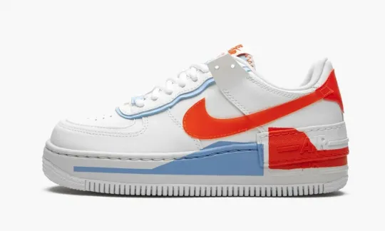 Nike Air Force 1 Low Shadow Summit White Team Orange