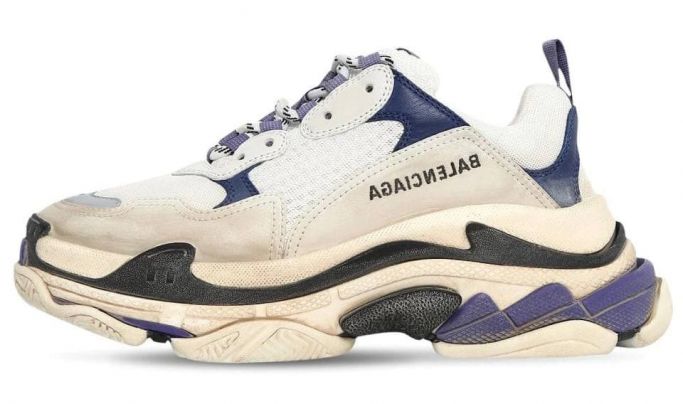 Balenciaga Triple S White Purple