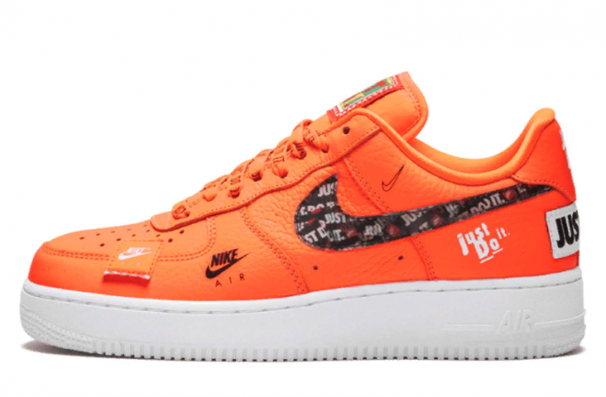 Nike Air Force 1 07 Just Do It Pack Orange